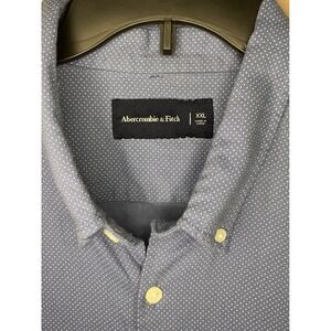Vintage Y2K Abercrombie & Fitch Button Down Mens XXL Blue Excellent Long Sleeve